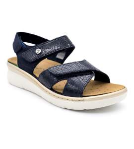 Sandale FlyFlot 20-79006 bleue à scratch avec semelle amovible