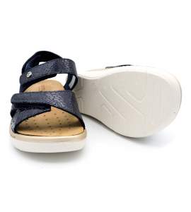 Sandale FlyFlot 20-79006 bleue à scratch avec semelle amovible
