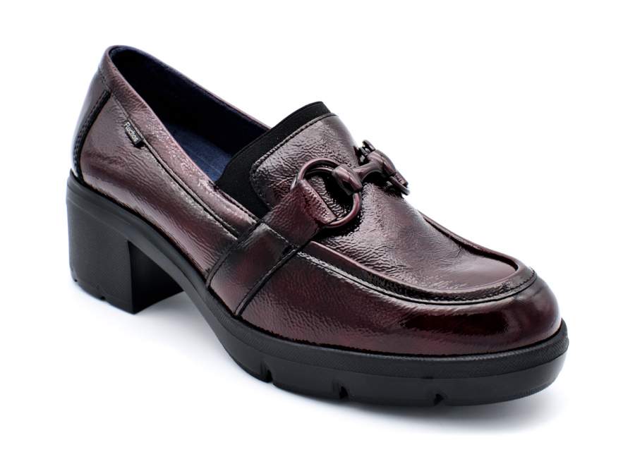 Bordeauxrode Fluchos mocassin F2111