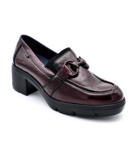Bordeauxrode Fluchos mocassin F2111