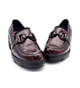 Bordeauxrode Fluchos mocassin F2111