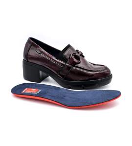 Bordeauxrode Fluchos mocassin F2111