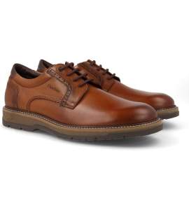 Brown lace-up shoe Fluchos F2319