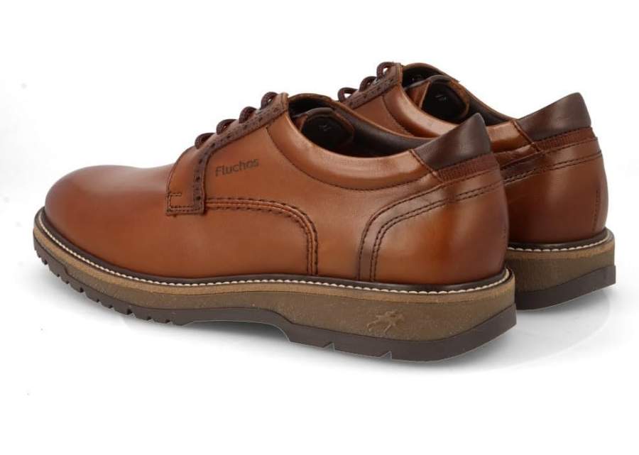 Brown lace-up shoe Fluchos F2319