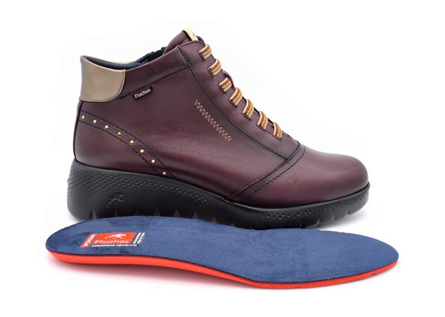 Fluchos F2246 Stiefelette bordeaux