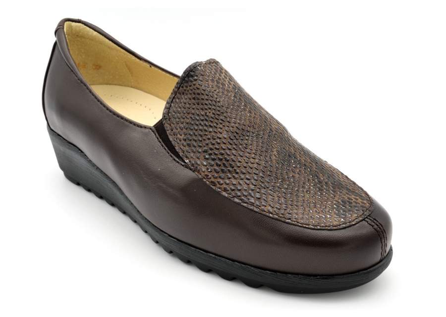Zapato Mocasin Para Plantillas Drucker M-silvio 52 Marron Talla 36 Color  MARRON