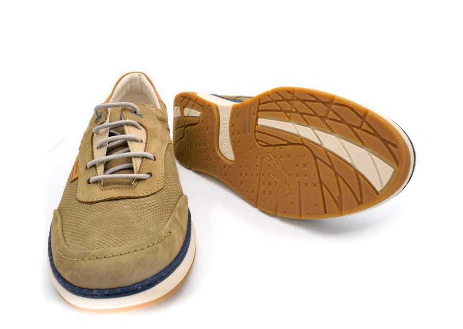 Fluchos F2210 taupe sportieve veterschoen