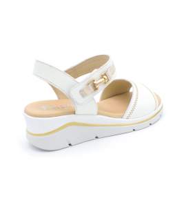Sandalo sportivo Fluchos F2427 bianco in pelle