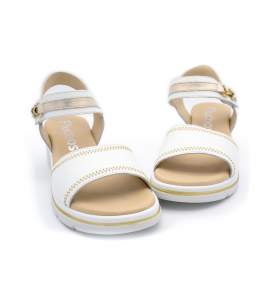 Sandalo sportivo Fluchos F2427 bianco in pelle