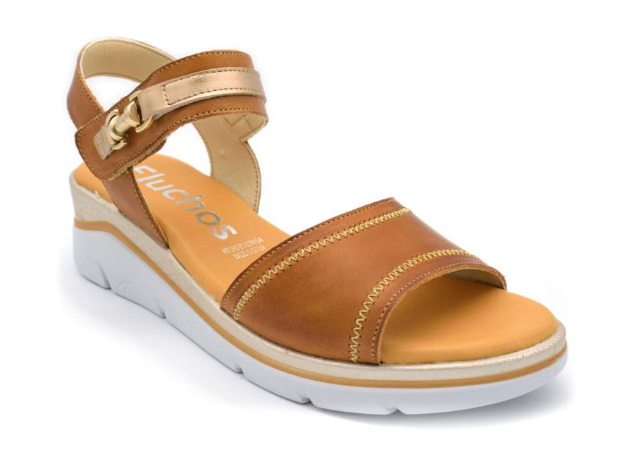 Fluchos F2427 Brown Leather Sport Sandal