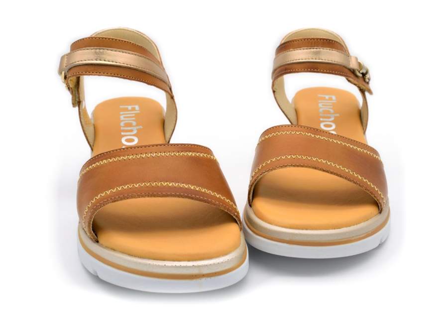 Fluchos F2427 Brown Leather Sport Sandal