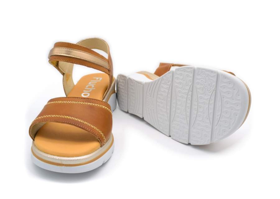 Fluchos F2427 Brown Leather Sport Sandal