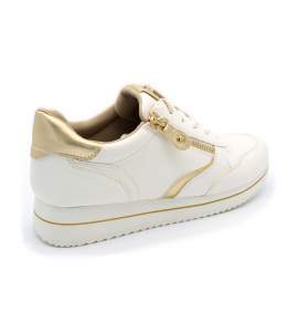 Witte Jana 23774 sneaker met uitneembare binnenzool
