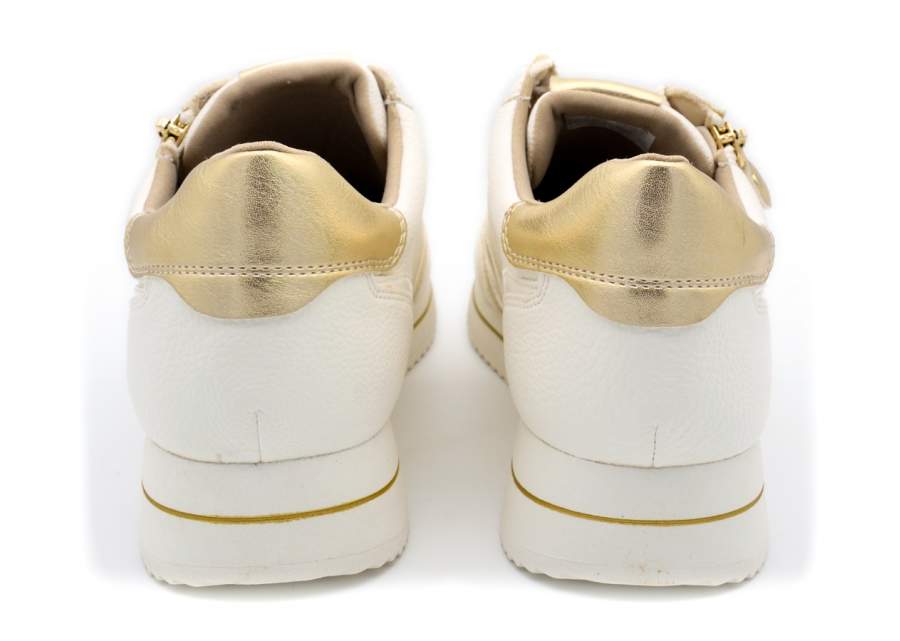 Witte Jana 23774 sneaker met uitneembare binnenzool