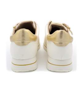 Witte Jana 23774 sneaker met uitneembare binnenzool