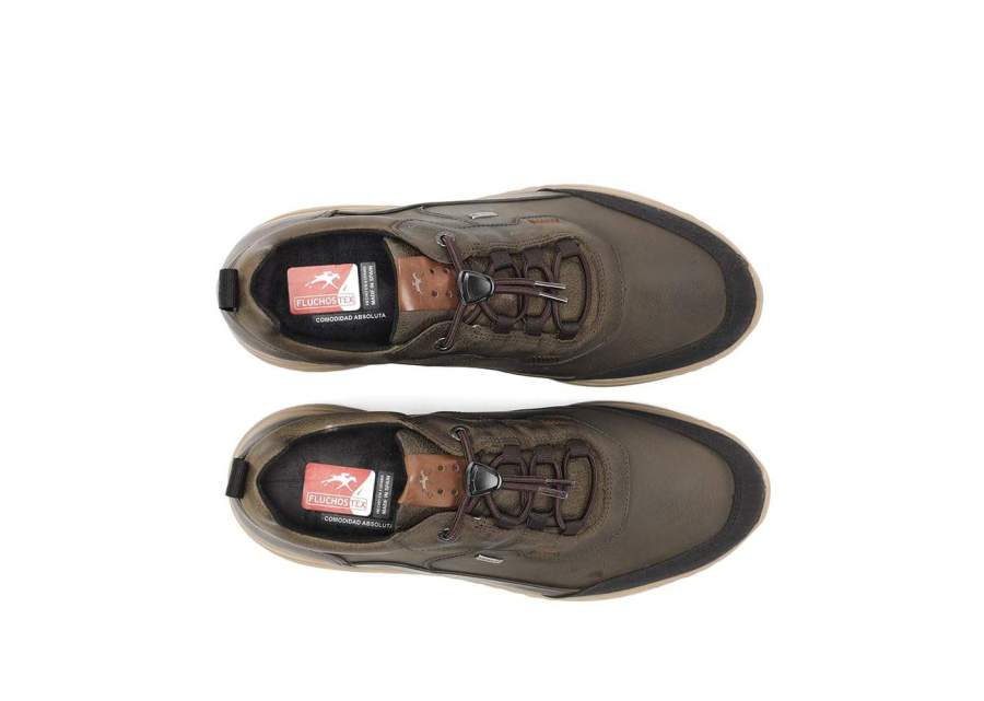 Scarpe stringate Fluchos F2294 kaki