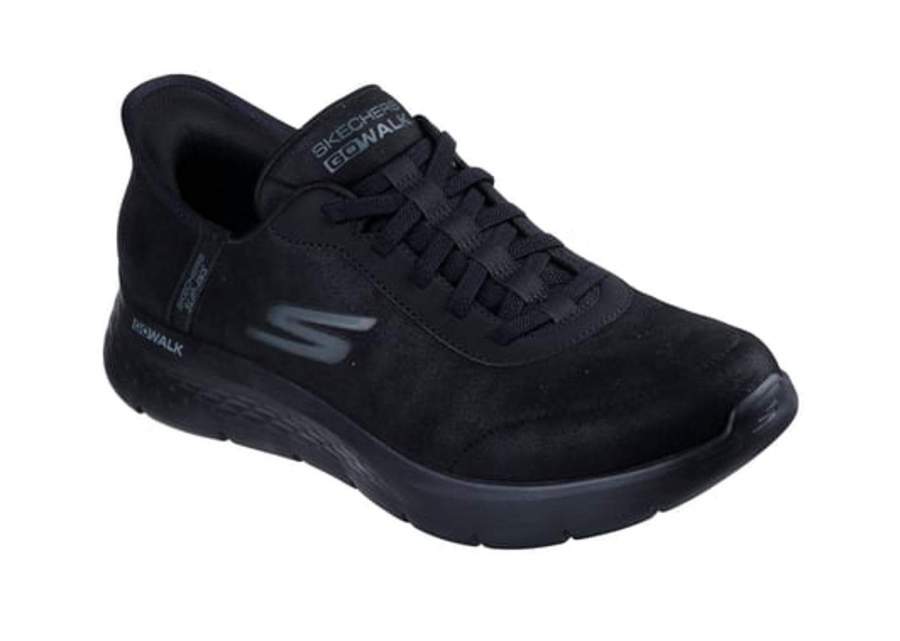 Sort Skechers Go Walk Flex Smooth Motion Slip-In 216326-sko