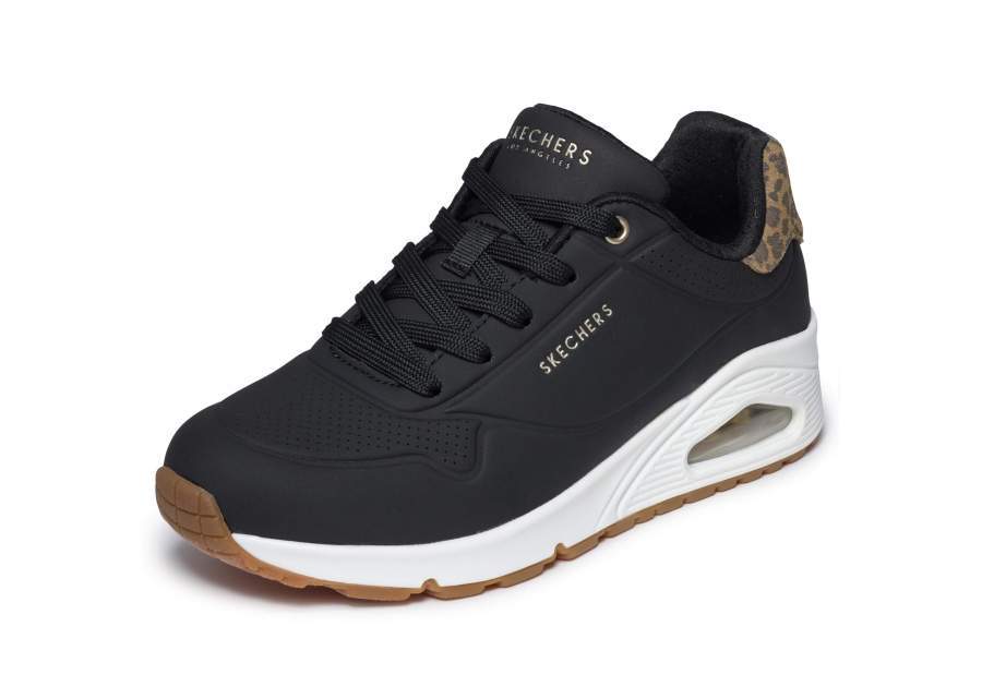 Sort Skechers Uno Jungle Nite-sko til kvinder