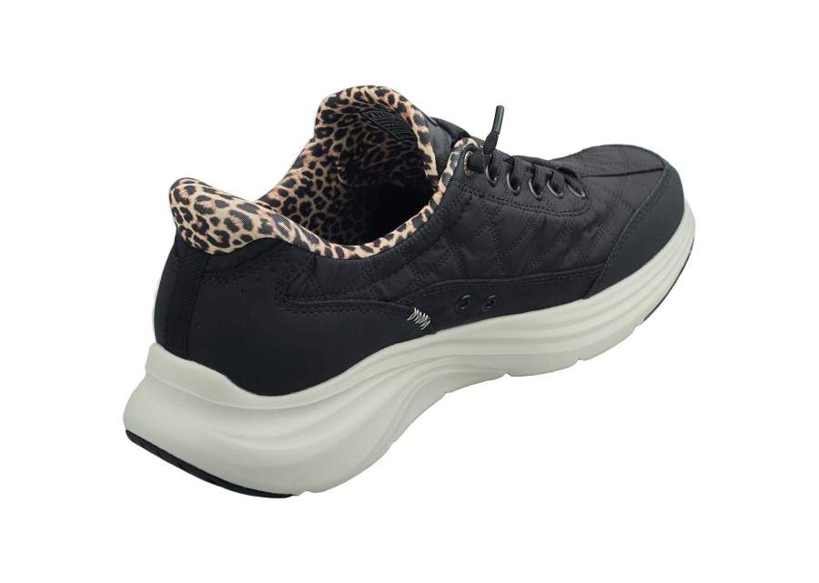 Sort Skechers Contour Foam Leopard Dream Slip-In-sko