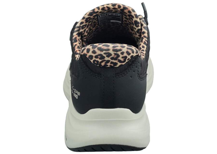 Sort Skechers Contour Foam Leopard Dream Slip-In-sko