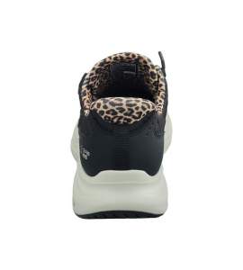 Sort Skechers Contour Foam Leopard Dream Slip-In-sko