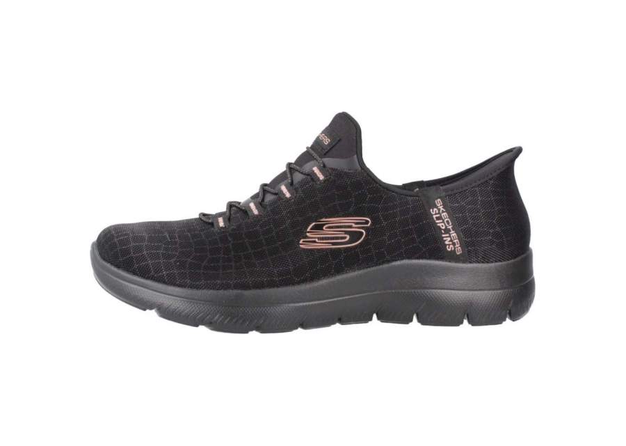 Sort Skechers Summits Classy Night Slip-In-sko til kvinder