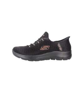 Sort Skechers Summits Classy Night Slip-In-sko til kvinder