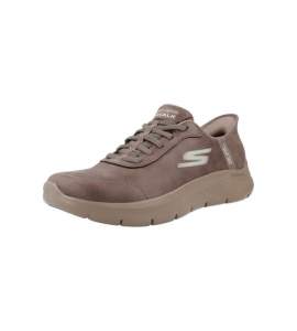 Bruine Skechers Go Walk Flex Mali Slip-In damesschoen