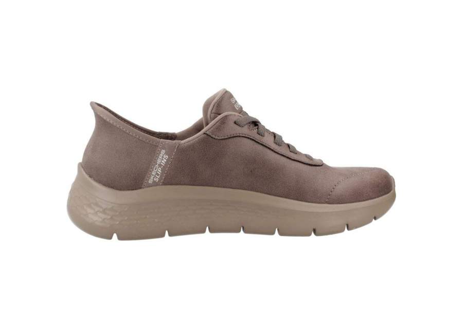 Bruine Skechers Go Walk Flex Mali Slip-In damesschoen