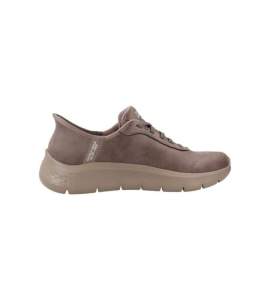Bruine Skechers Go Walk Flex Mali Slip-In damesschoen