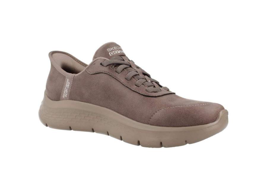 Bruine Skechers Go Walk Flex Mali Slip-In damesschoen
