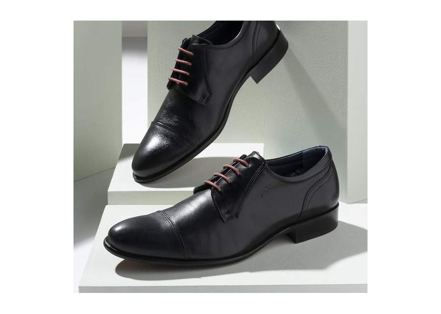Fluchos Heracles 8412 Negro - Zapato de Vestir en Piel