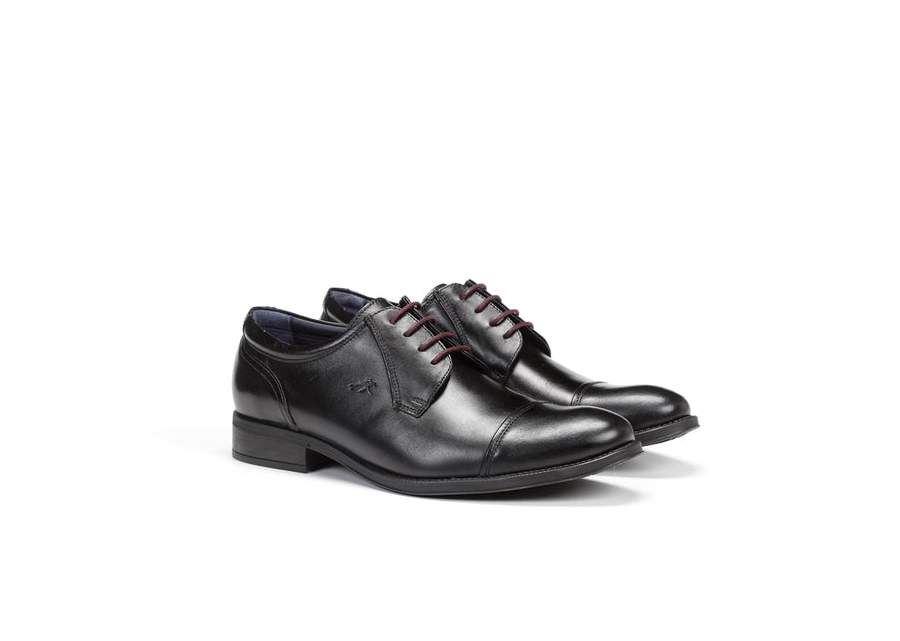 Fluchos Heracles 8412 Negro - Zapato de Vestir en Piel