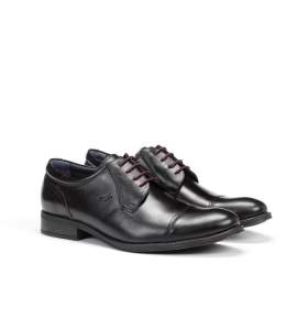 Fluchos Heracles 8412 Negro - Zapato de Vestir en Piel