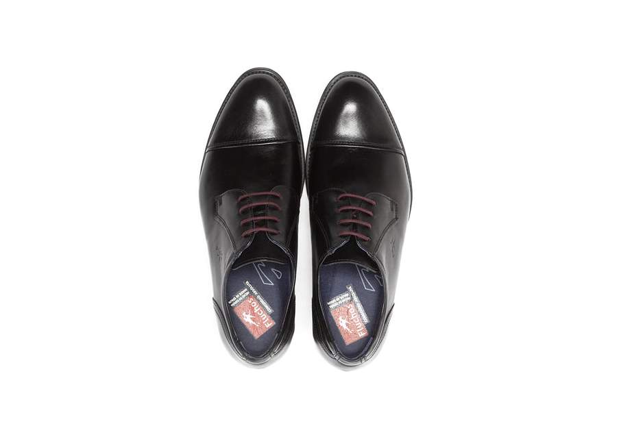 Fluchos Heracles 8412 Negro - Zapato de Vestir en Piel