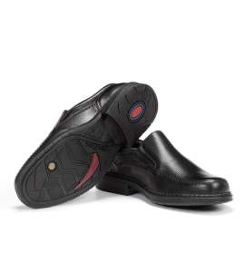 Fluchos Clipper 9578 Negro - Slip-On Elegante en Piel