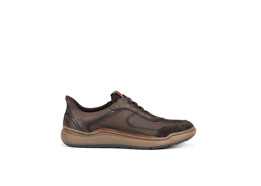 Fluchos F2253 Brown Sport Shoes with Elastic Laces