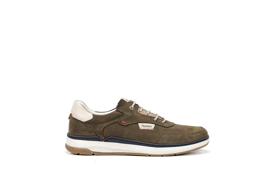 Fluchos Jeff F2210 Verde - Zapato de Cordones en Piel