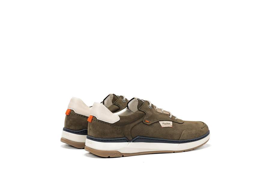 Fluchos Jeff F2210 Verde - Zapato de Cordones en Piel