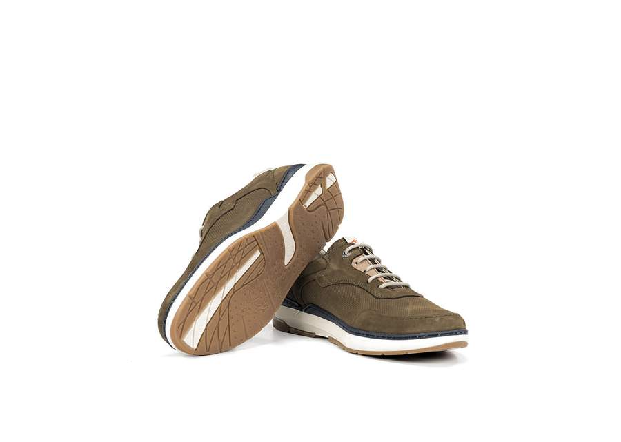 Fluchos Jeff F2210 Verde - Zapato de Cordones en Piel