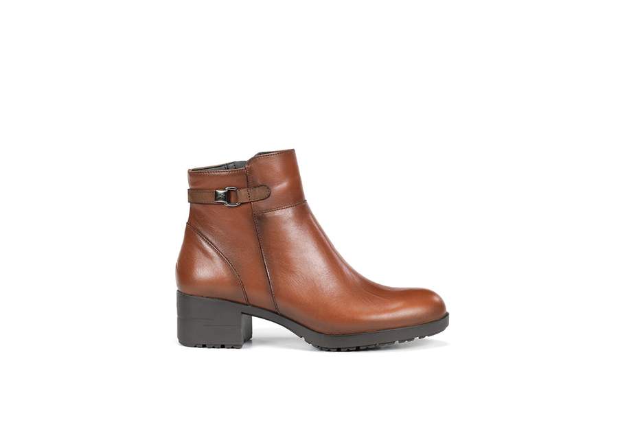 Fluchos Aliss F2240 Marrón - Botín de Mujer en Piel