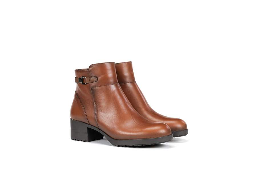 Fluchos Aliss F2240 Marrón - Botín de Mujer en Piel