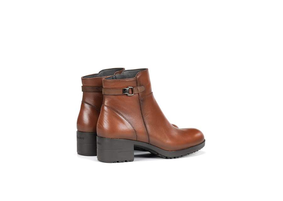Fluchos Aliss F2240 Marrón - Botín de Mujer en Piel