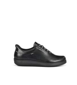 Fluchos F2335 black sport shoe with elastic laces