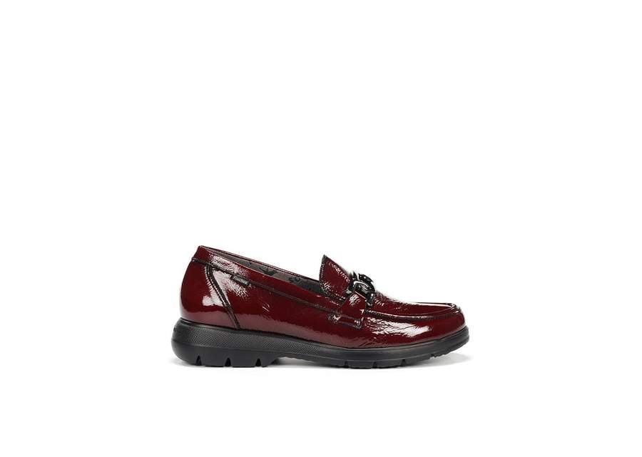 Fluchos Gladis F1794 Burdeos - Mocasín en Piel