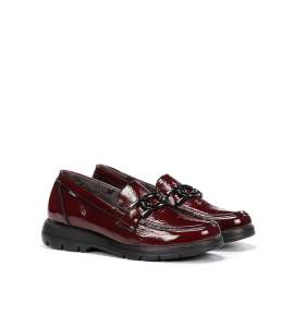 Fluchos Gladis F1794 Burdeos - Mocasín en Piel
