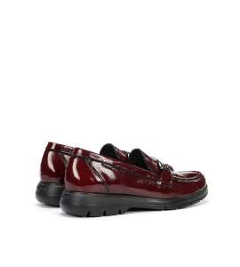 Fluchos Gladis F1794 Burdeos - Mocasín en Piel