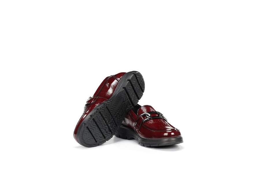 Fluchos Gladis F1794 Burdeos - Mocasín en Piel