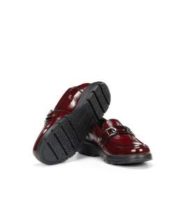 Fluchos Gladis F1794 Burdeos - Mocasín en Piel