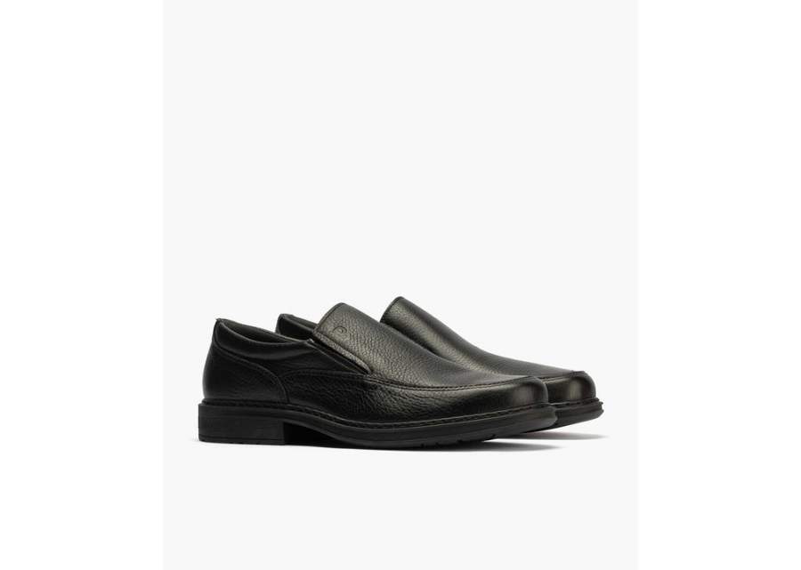 Pitillos 120 Negro - Mocasín de Hombre con Elásticos en Piel